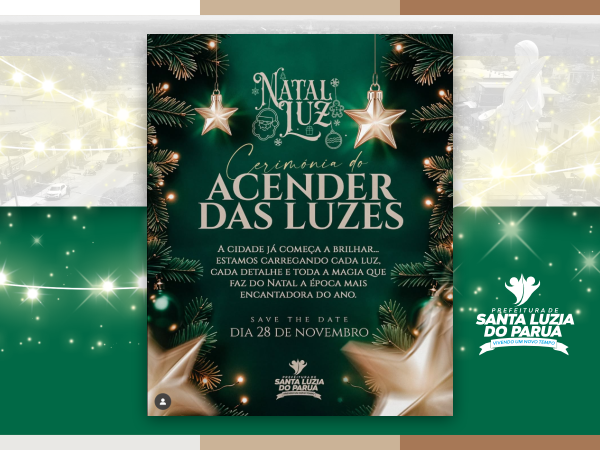 Cerimônia de Acender das Luzes de Natal Encanta a Cidade